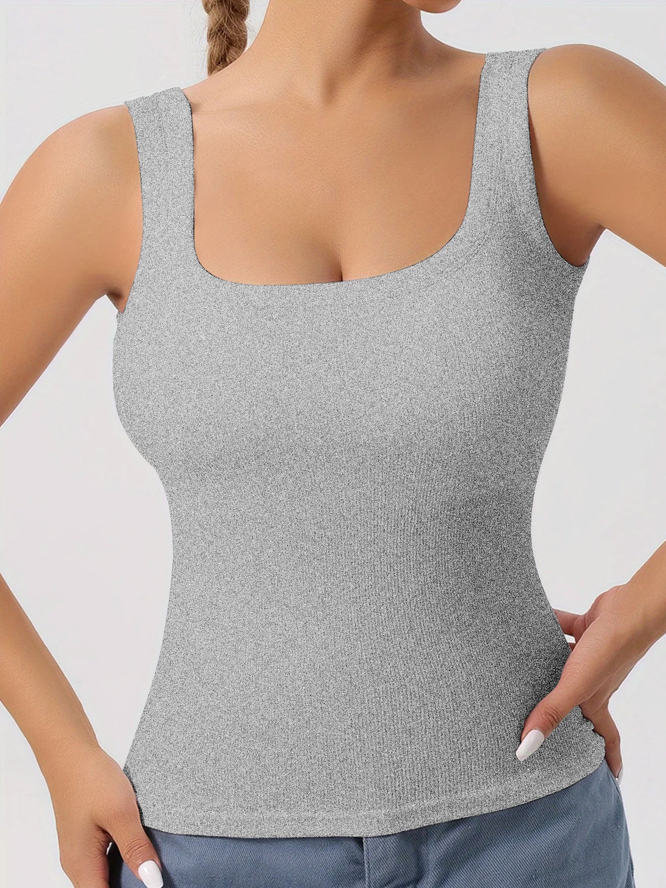 Élan FlexCore Sports Tank: Seamless Wireless, Removable Pads, Multi-Activity（3 Pack）