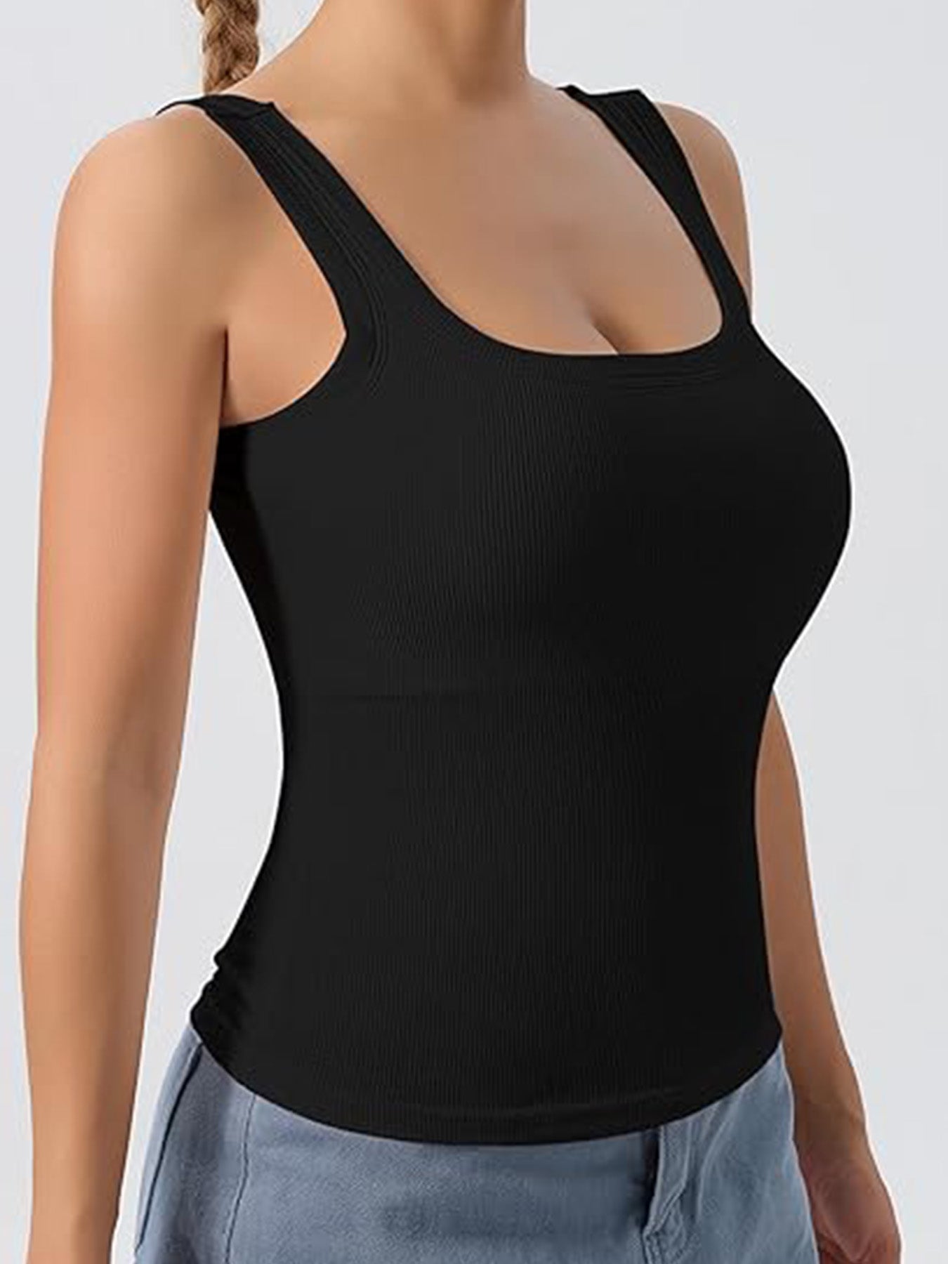 Élan FlexCore Sports Tank: Seamless Wireless, Removable Pads, Multi-Activity（3 Pack）