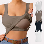Élan FlexCore Sports Tank: Seamless Wireless, Removable Pads, Multi-Activity（3 Pack）