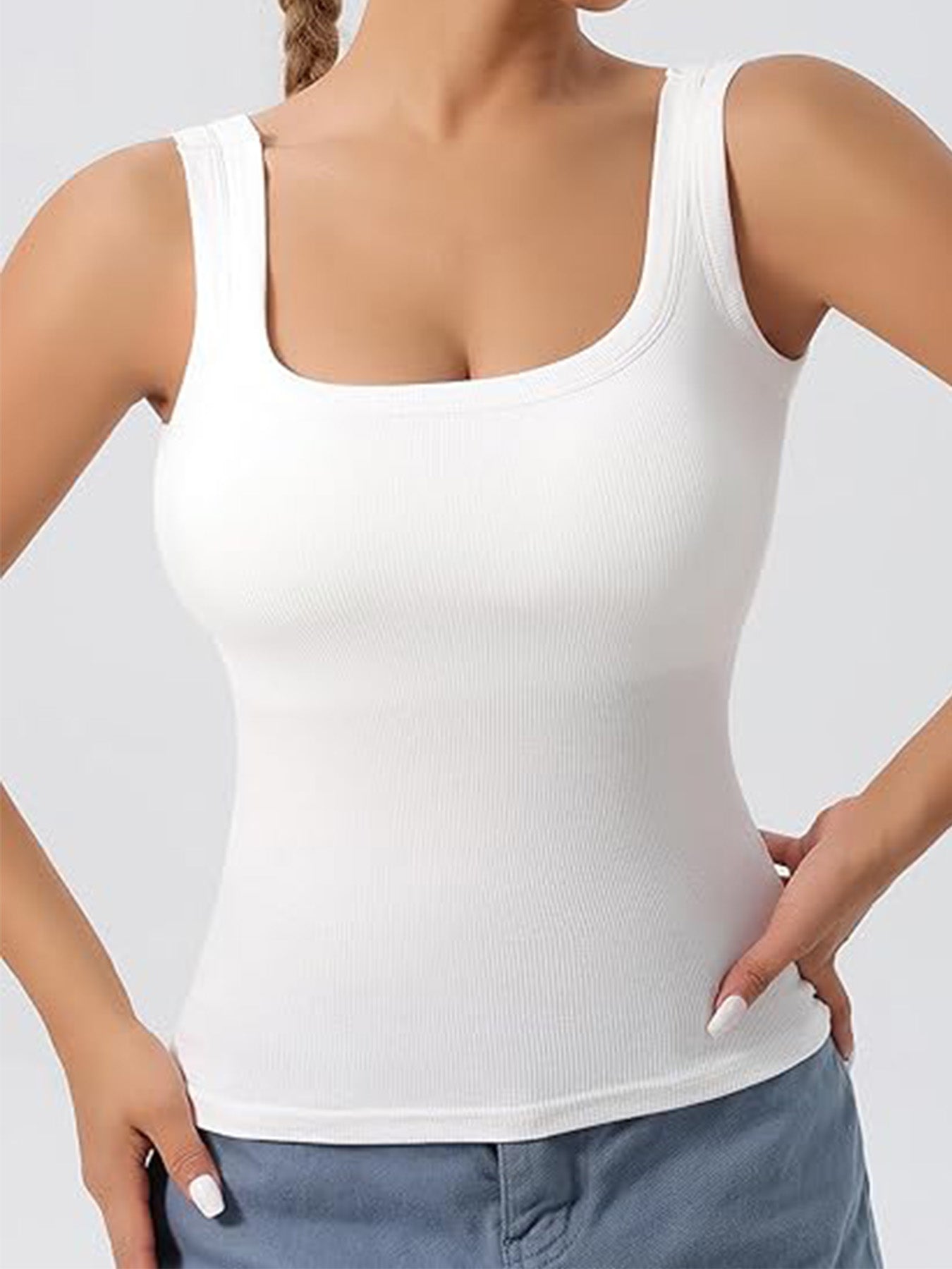 Élan FlexCore Sports Tank: Seamless Wireless, Removable Pads, Multi-Activity（3 Pack）