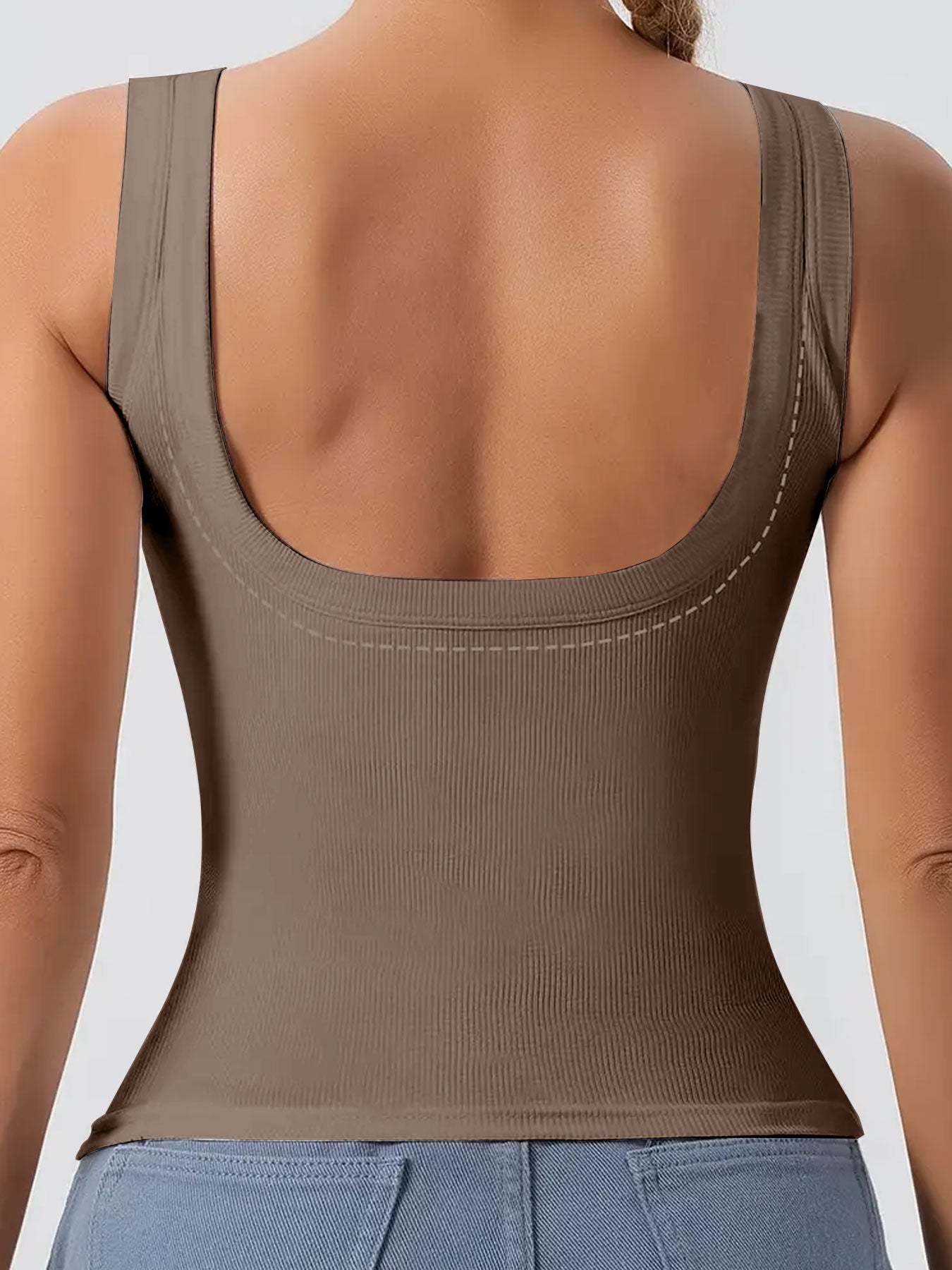 Élan FlexCore Sports Tank: Seamless Wireless, Removable Pads, Multi-Activity（3 Pack）