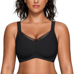 AuraCool Plus Size Bra - Minimizer Underwire with SmoothTec™ Full Coverage