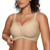 AuraCool Plus Size Bra - Minimizer Underwire with SmoothTec™ Full Coverage SG